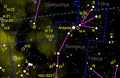 Scorpius Constellation: A Spectacular Display in the Night Sky from Ireland